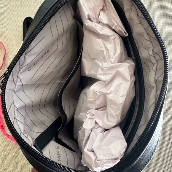 NWT Champs Onyx Leather Crossbody Bag with RFID Protection - Picture 6 of 10